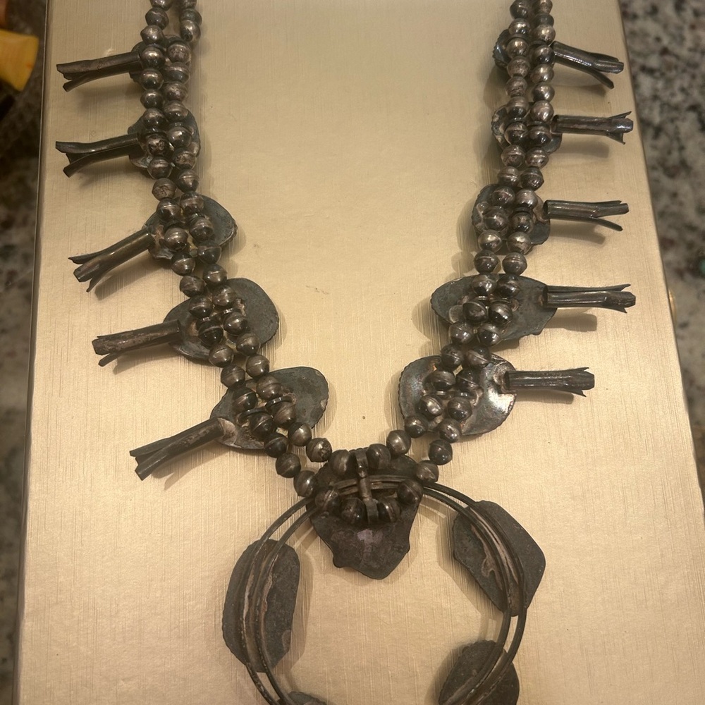 Turquoise Statement Necklace - image 3